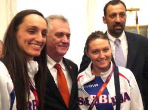 Tomislav Nikolic London 2012 Team Serbia Medal
