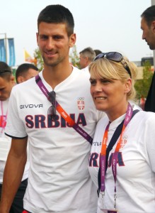 Novak Djokovic London 2012 Olympics Team Serbia
