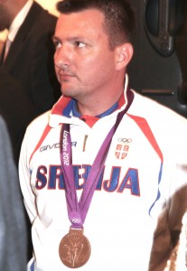 President Nikolić Andrija Zlatic London 2012 Team Serbia bronze