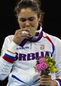 Milica Mandić Serbia Olympic Gold London 2012